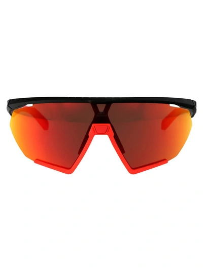 Adidas Originals Adidas Sunglasses In 05l Nero/altro/roviex Specchiato