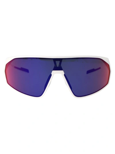 Adidas Originals Adidas Sunglasses In 21z Bianco/viola Grad E/o Specchiato
