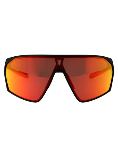 Adidas Originals Adidas Sunglasses In 02l Nero Opaco/roviex Specchiato