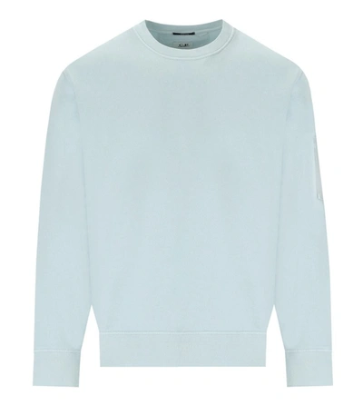 C.p. Company Diagonal Fleece Starlight Blue Sweatshirt