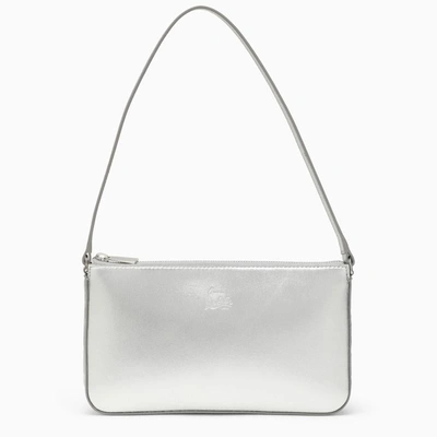 Christian Louboutin Loubila Leather Shoulder Bag In Metal