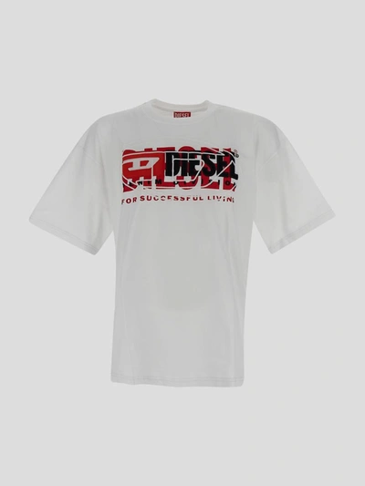 Diesel Boxt T-shirt Clothing In White
