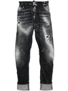 DSQUARED2 DSQUARED2 BIG BROTHER DISTRESSED-FINISH JEANS