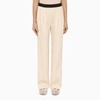 LOULOU STUDIO LOULOU STUDIO CREAMY LINEN-BLEND PANTS