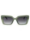 Marc Jacobs Eyewear Square Frame Sunglasses In 1edgb Green