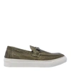 Pawelk's Suede Loafers In Verde