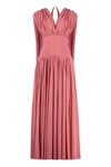 Philosophy Di Lorenzo Serafini Open Back Maxi Mesh Dress In Pink
