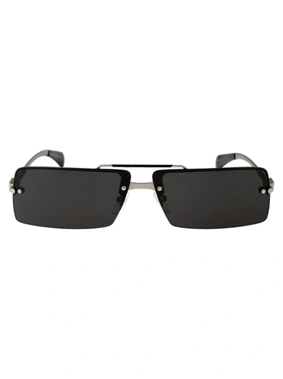 Ferragamo Sf306s Sunglasses In 042 Silver