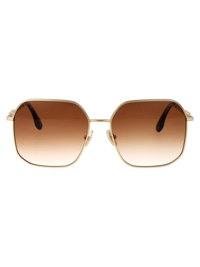 Victoria Beckham Vb232s Sunglasses In 723 Gold/honey