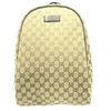 GUCCI GUCCI GG CANVAS BEIGE CANVAS BACKPACK BAG (PRE-OWNED)