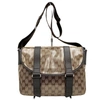 GUCCI GUCCI GG CRYSTAL BROWN CRYSTAL SHOPPER BAG (PRE-OWNED)
