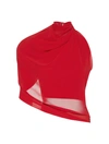 Jacquemus Le Haut Pablo Draped Top In Red