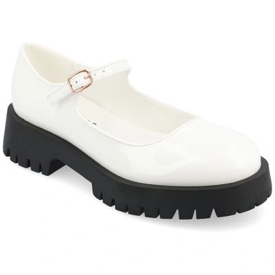 Journee Collection Collection Women's Kamie Wide Width Flat In Multi