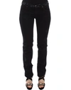 Ermanno Scervino Women  Slim Jeans Denim Pants Skinny Stretch In Black
