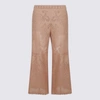 Valentino Beige Pants In Poudre