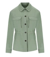Woolrich Sage Green Overshirt In Green