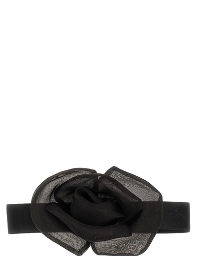 Dolce & Gabbana Flower Choker Jewelry Black