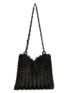 RABANNE ICONIC 1969 SHOULDER BAGS BLACK