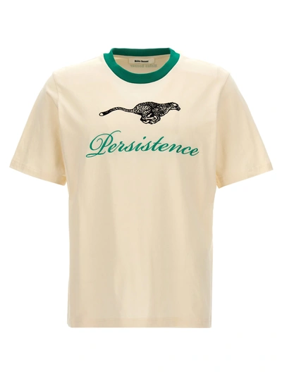 Wales Bonner Resilience T-shirt Beige In White