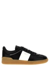 Valentino Low Top Upvillage Sneakers In Black