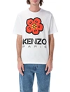 Kenzo Boke Logo Cotton Jersey T-shirt In White