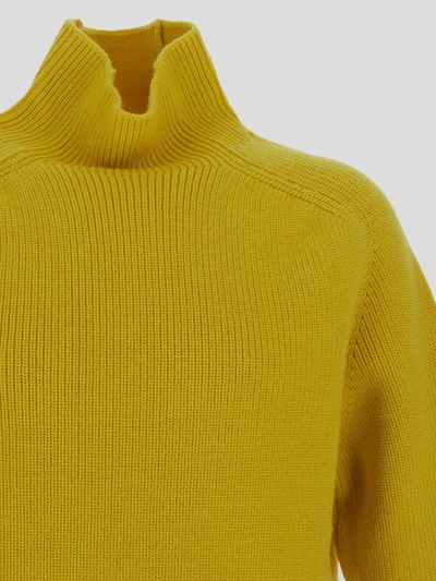 Oamc Wool Knitwear In Yellow