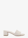 Bottega Veneta Woman White Nappa Leather Amy Mules