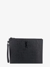 SAINT LAURENT SAINT LAURENT MAN CLUTCH MAN BLACK CLUTCHES