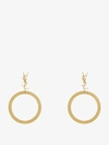 SAINT LAURENT SAINT LAURENT WOMAN CASSANDRE WOMAN GOLD EARRINGS