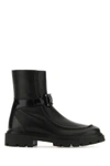 TOD'S TOD'S WOMAN BLACK LEATHER KATE ANKLE BOOTS