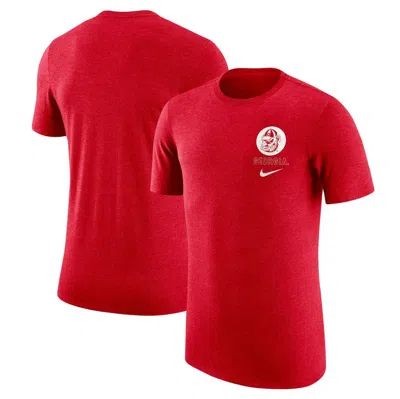Nike Georgia  Men's College Crew-neck T-shirt In Red