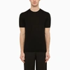 Drumohr Basic Crewneck T-shirt In Black