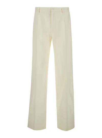 Dolce & Gabbana Look 24 Pantalone In White