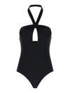 FEDERICA TOSI BLACK ONE-PIECE SWIMSUIT IN POLYAMIDE WOMAN