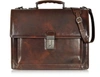 L.A.P.A. L. A.P. A. DESIGNER MEN'S BAGS CRISTOFORO COLOMBO COLLECTION LEATHER BRIEFCASE