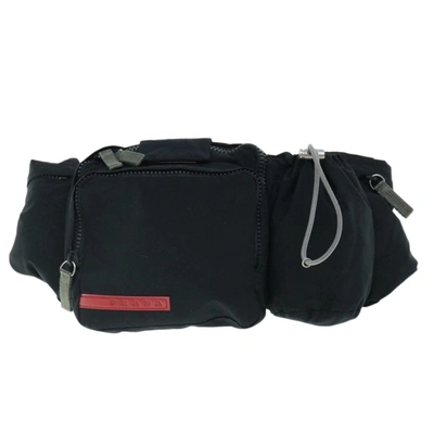 Prada Sports Synthetic Shoulder Bag () In Black