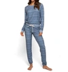 SOL ANGELES FAIR ISLE HACCI PULLOVER IN INDIGO