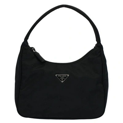 Prada Re-nylon Synthetic Clutch Bag () In Black