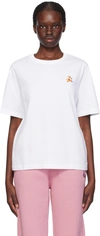 Maison Kitsuné Maison Kitsune Women's 'speedy Fox Comfort Fit T In White