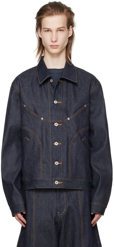 Sage Nation Jiji Denim Jacket In Blue