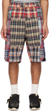 ENGINEERED GARMENTS MULTICOLOR PATCHWORK SHORTS