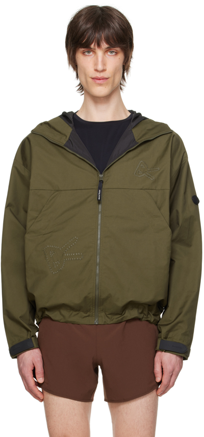 District Vision Khaki Dwr Jacket In Juniper