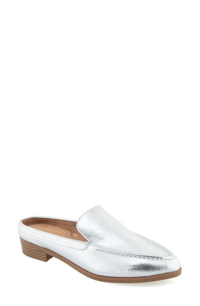 Aerosoles Enright Moc Toe Mule In Silver Pu