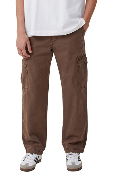 Cotton On Men's Drop Crotch Urban Joggers In Teak Cargo