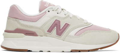 New Balance Pink & Beige 997h Sneakers In Turtledove
