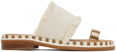 See By Chloé Off-white Allyson Sandals In 101-natural