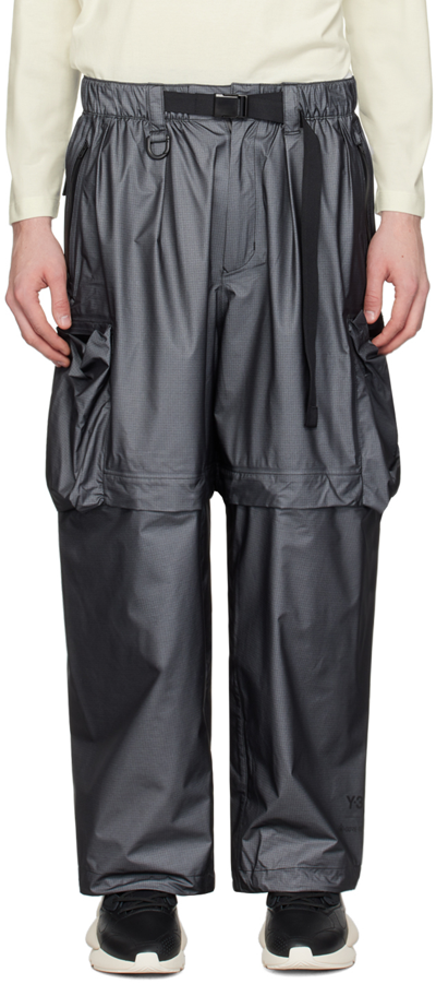 Y-3 Black Pocket Cargo Trousers