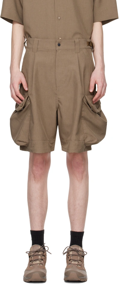 Meanswhile Brown Luggage Shorts In Bedouin