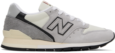 New Balance Gray Made In Usa 996 Sneakers In Grey