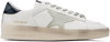 Golden Goose White Sneakers With Star Detail In Leather Man In 10220 White/ice/blac